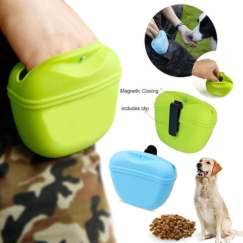 Pet Supplies Rewards - 실리콘 개 치료 가방 휴대용 개