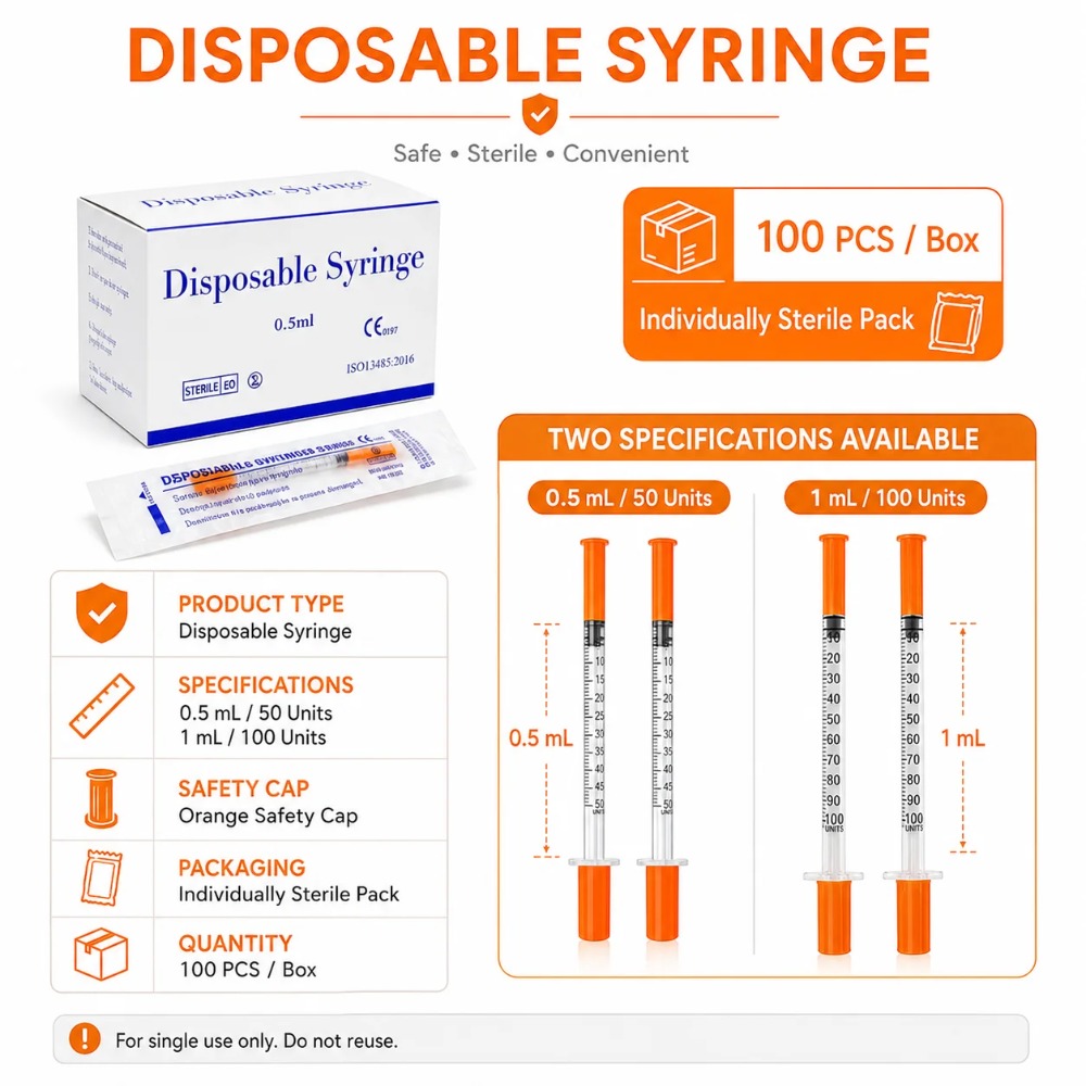 100pcs 일회용 주사기 1ml 0.5ml 30G 3 - Pet Supplies Store 리뷰 및 가격