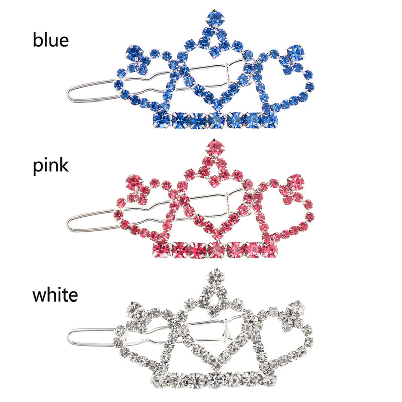 블링블링 섬세한 크리스탈 개 머리핀 라인스톤 크라운 고 - Pet Supplies York 리뷰 및 가격