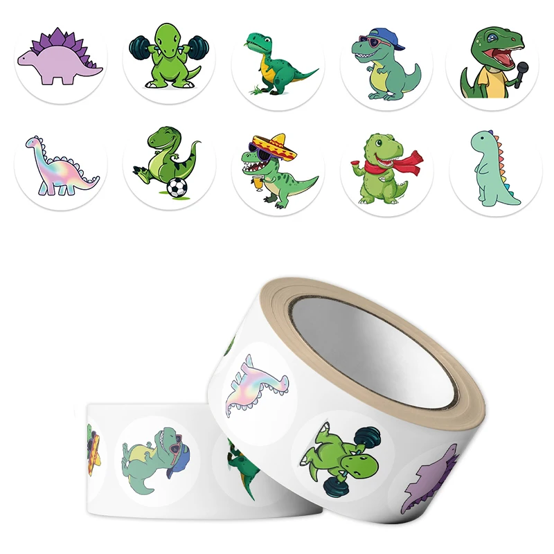 500PCS 만화 공룡 롤 스티커 학교 용품 어린이 학 - Pet Supplies Rewards 리뷰 및 가격