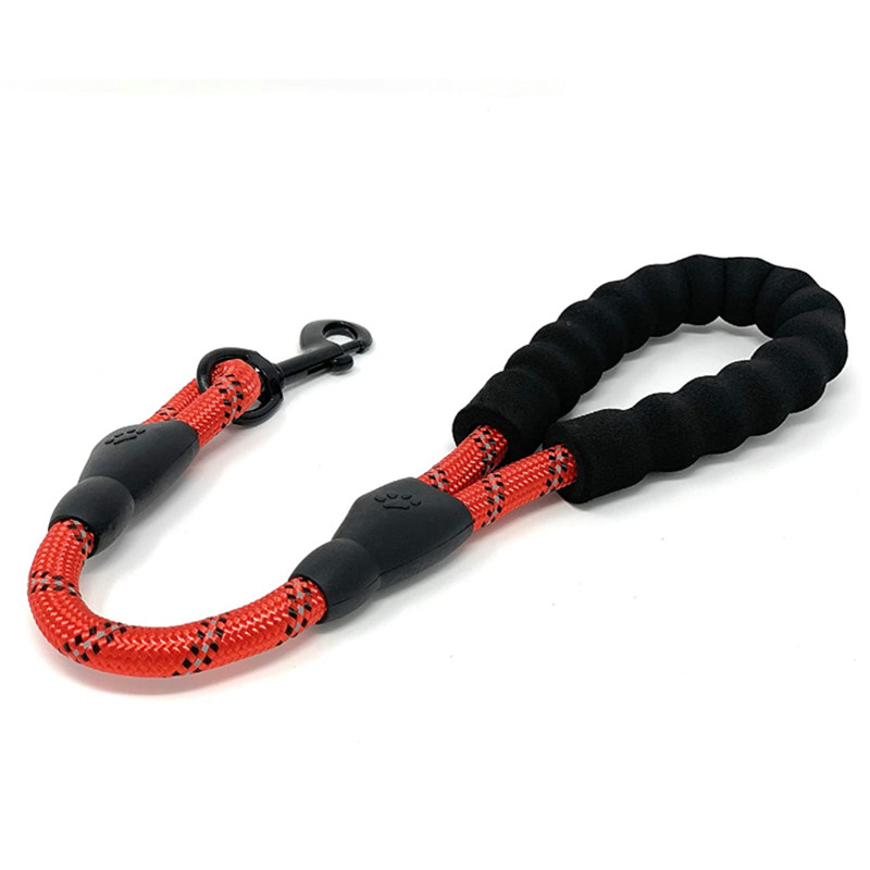 개 가죽 끈 대형 개 산책을위한 짧은 가죽 끈 반사 개 - Retractable Dog Leash 리뷰 및 가격