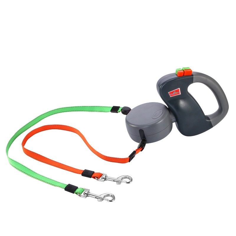 자동 개폐식 리드줄 원 드래그 투 더블 헤드 창의적인  - Retractable Dog Leash 리뷰 및 가격