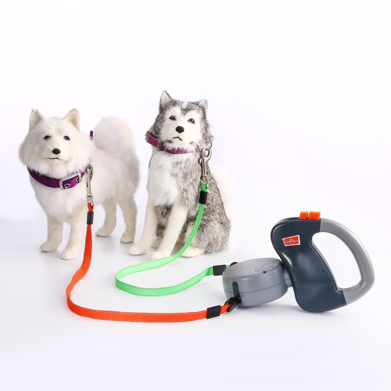자동 개폐식 리드줄 원 드래그 투 더블 헤드 창의적인  - Retractable Dog Leash 리뷰 및 가격