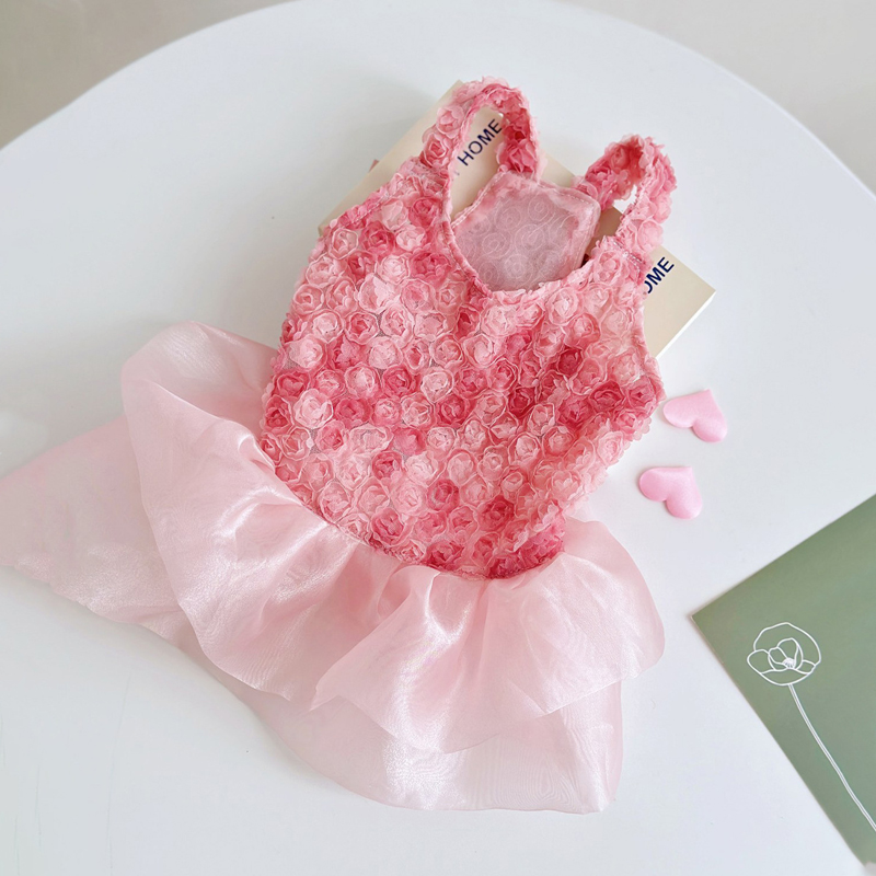 봄 여름 얇은 강아지 공주 스커트 강아지 옷 핑크 귀여 - Pet Supplies York 리뷰 및 가격